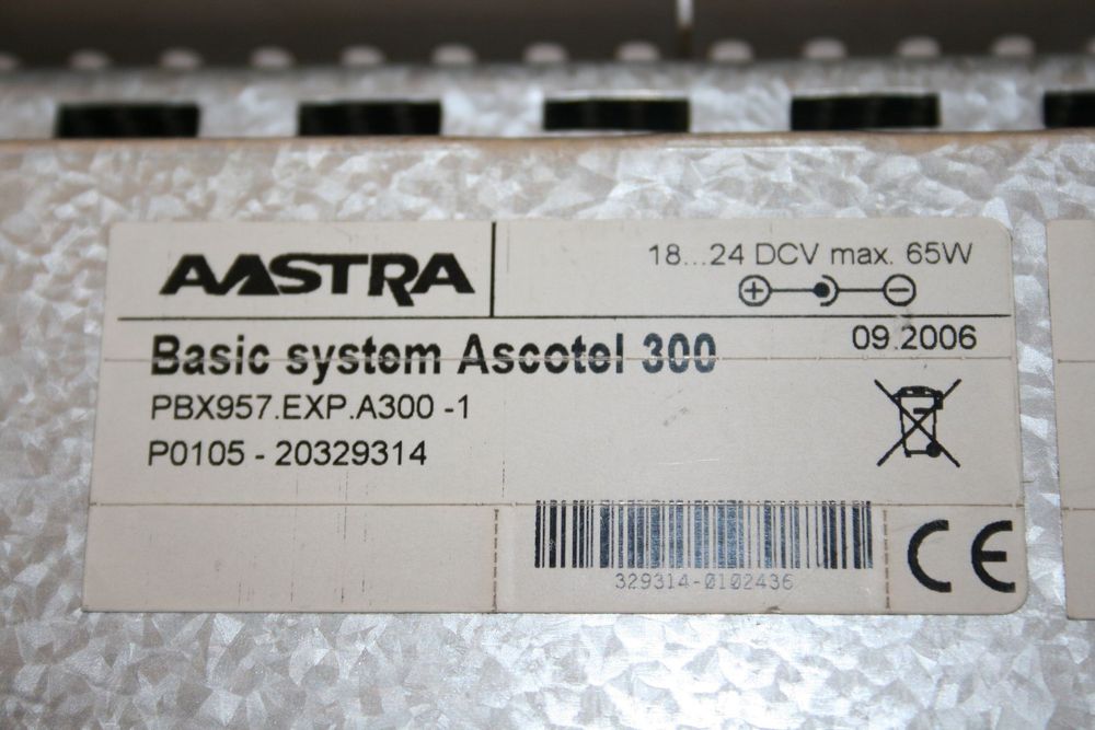 IPBX Aastra Ascotel Intelligate 300 – Autocommutateur D'occasion, Fonctionnel