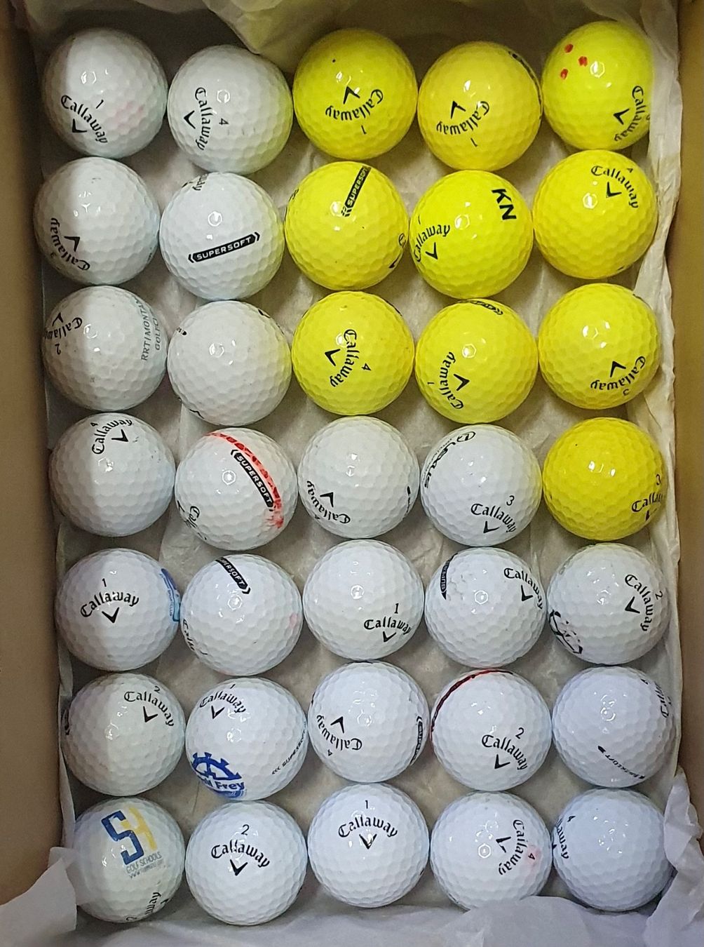 Callaway Palloni: Callaway Supersoft 74 Bälle, mit Erfahrung – Usato da Allschwil venduto da Gorgeli 2