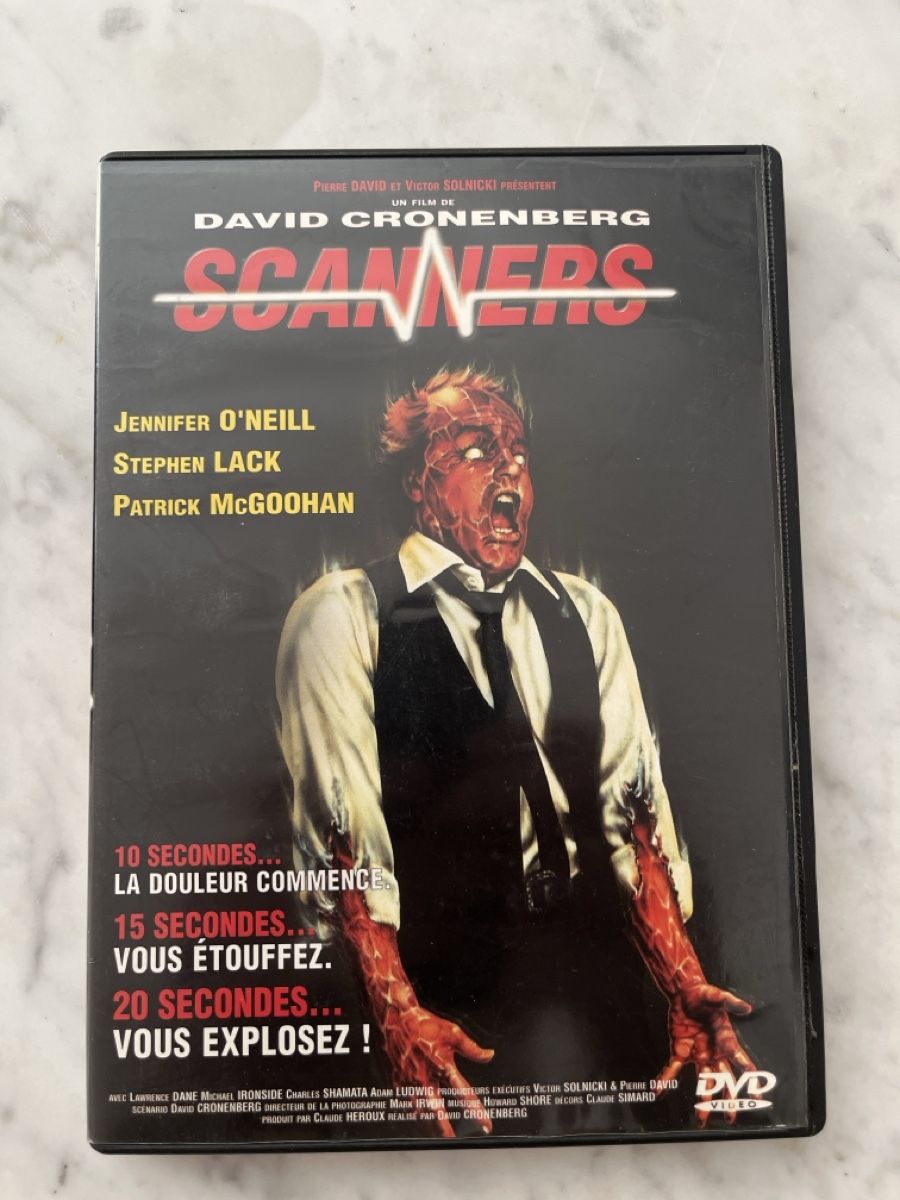 Tutti i DVDs: DVD Scanners David Cronenberg VOSTFR FR 1981 – Usato da Biel/Bienne venduto da lux2000
