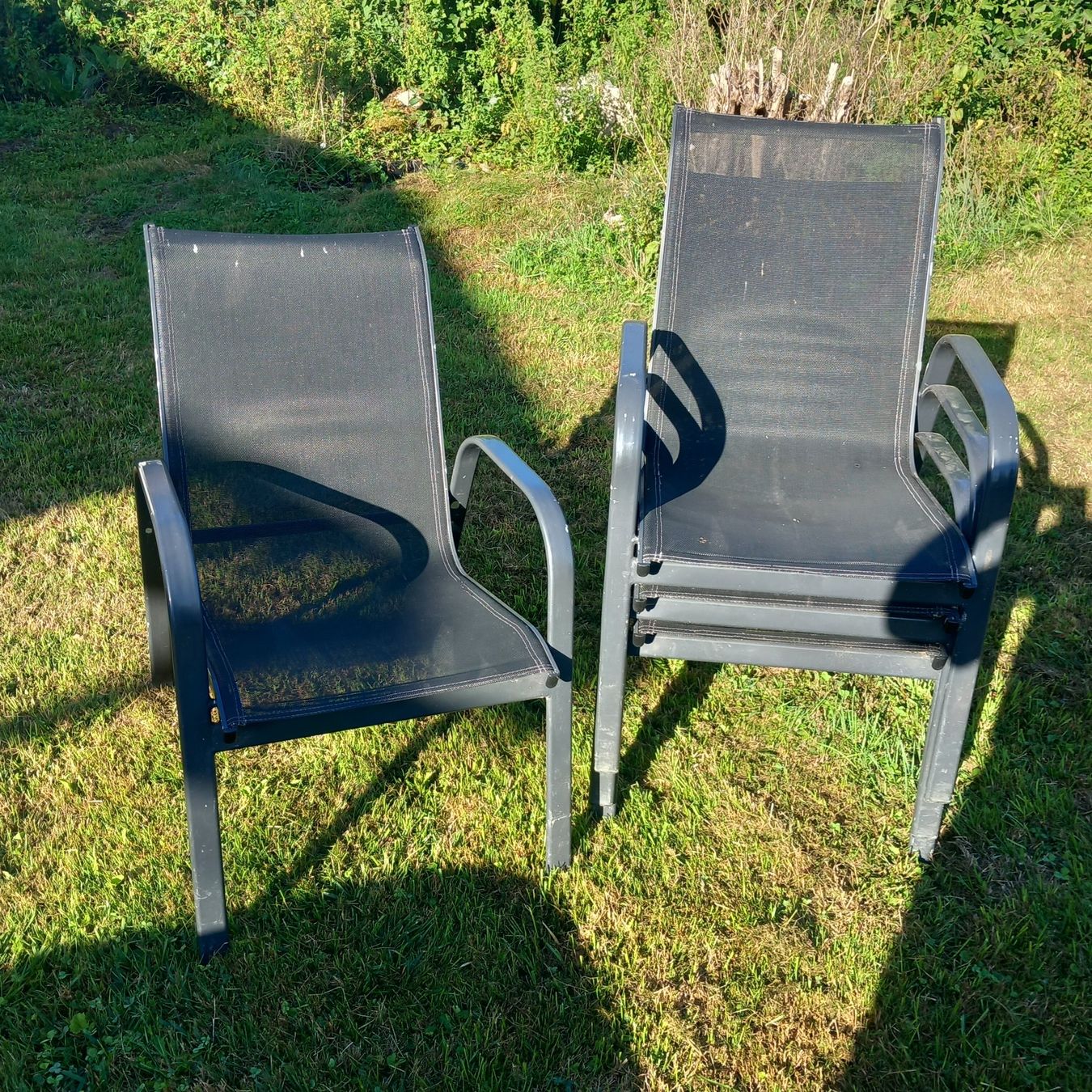 Stühle: 4 Gartenstühle – Gebraucht aus Mönchaltorf von Blamp 2