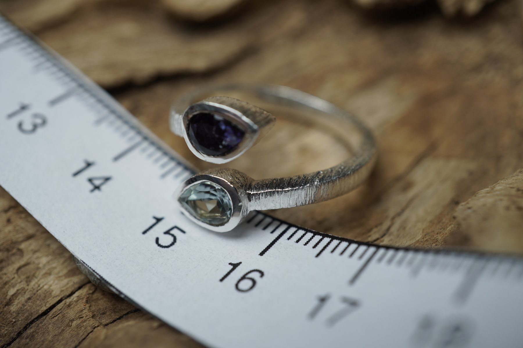 Anelli: Ring  Grösse  54    mit  Topas    925 Silber – Nuovo e nell'imballaggio originale da Balgach venduto da top_silver 7