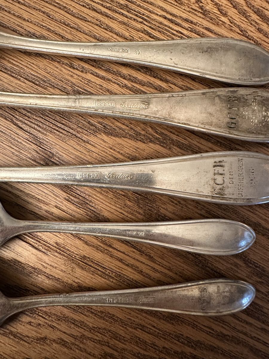Bestecksets: Silber Besteck - 5-teilig – Gebraucht aus Liestal von Tschopp77 2