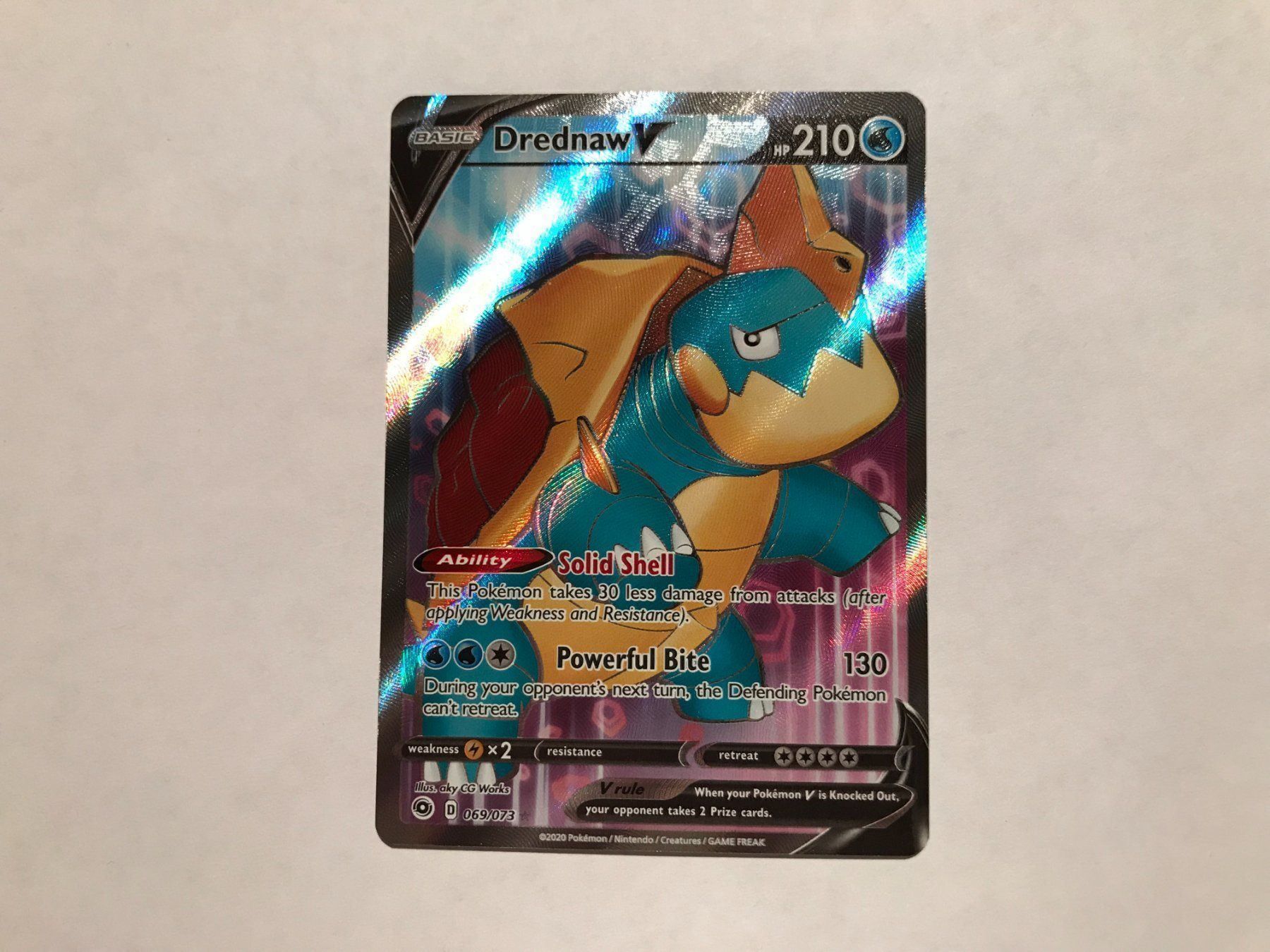 Pokémon Carte collezionabili: Drednaw V FullArt – Nuovo (secondo la descrizione) da Hagendorn venduto da Pokecollectorch 1