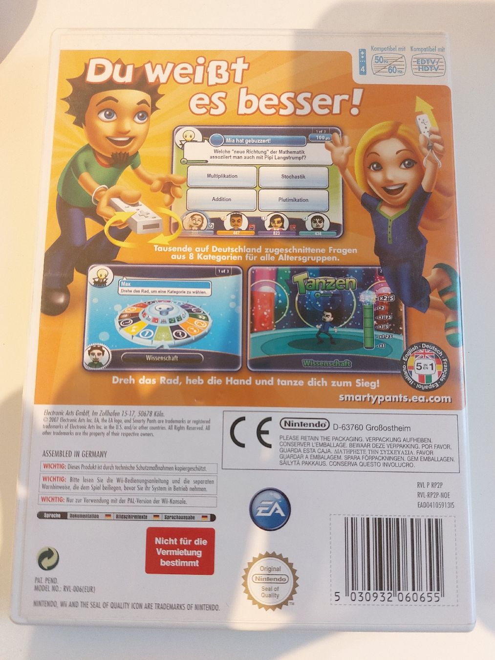 Nintendo Giochi: Wii Game Smarty Pants - Brain Training Game for Everyone! – Usato da Effretikon venduto da jea_yq2t 1