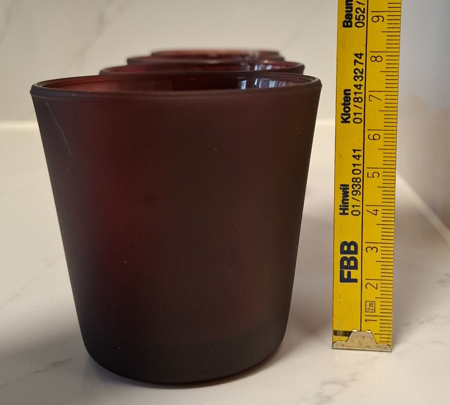 Tutte le decorazioni: 4,Teelichter, Bordeaux Gläser – Usato da Pagig venduto da Spring14 2