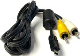 Adapter Kabel USB-2.0 UC-E6-zu-2xCinch ST/2xST ca.1,2m schw.