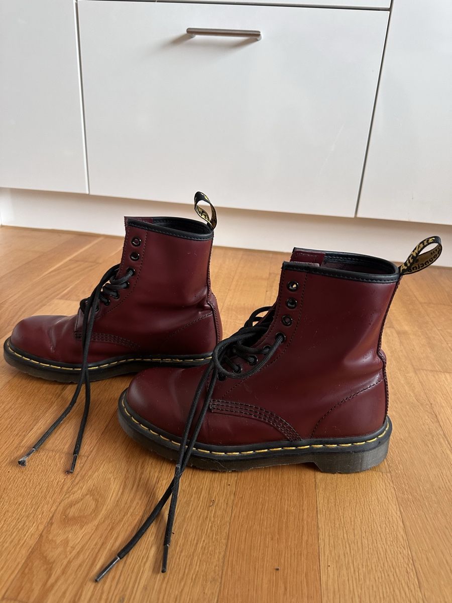 Dr. Martens Scarpe da donna: Dr. Martens 1460 - Cherry Red - Grösse 38 - – Usato da Chur venduto da lululemooon