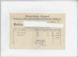 Langenthal, Langenthaler Tagblatt 1924