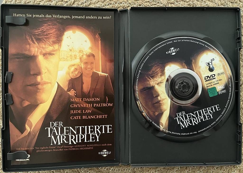 Tous les DVDs: DER TALENTIERTE MR. RIPLEY – D'occasion à Bern par Elias.5 2