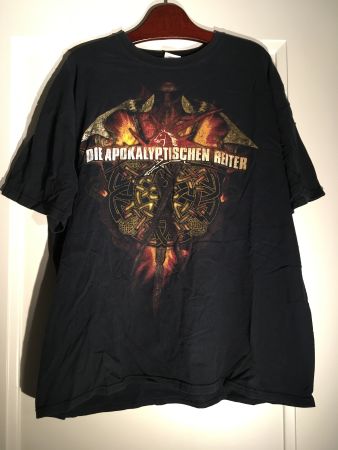 Gildan heavy cotton Apokalyptischen Reiter TShirt black XL