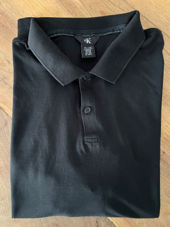 Calvin Klein CK Poloshirt Herren XL, schwarz - Top Zustand