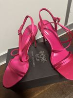 Zara Riemchen Sandaletten Pink Satin, Gr. 37 Sommer-Look!
