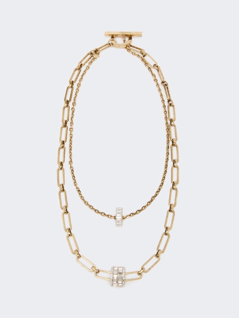 Max Mara Catenine: Collier Weekend MaxMara "Taranto" doré avec strass – Nuovo (secondo la descrizione) da Corcelles-le-Jorat venduto da anggelaz 3