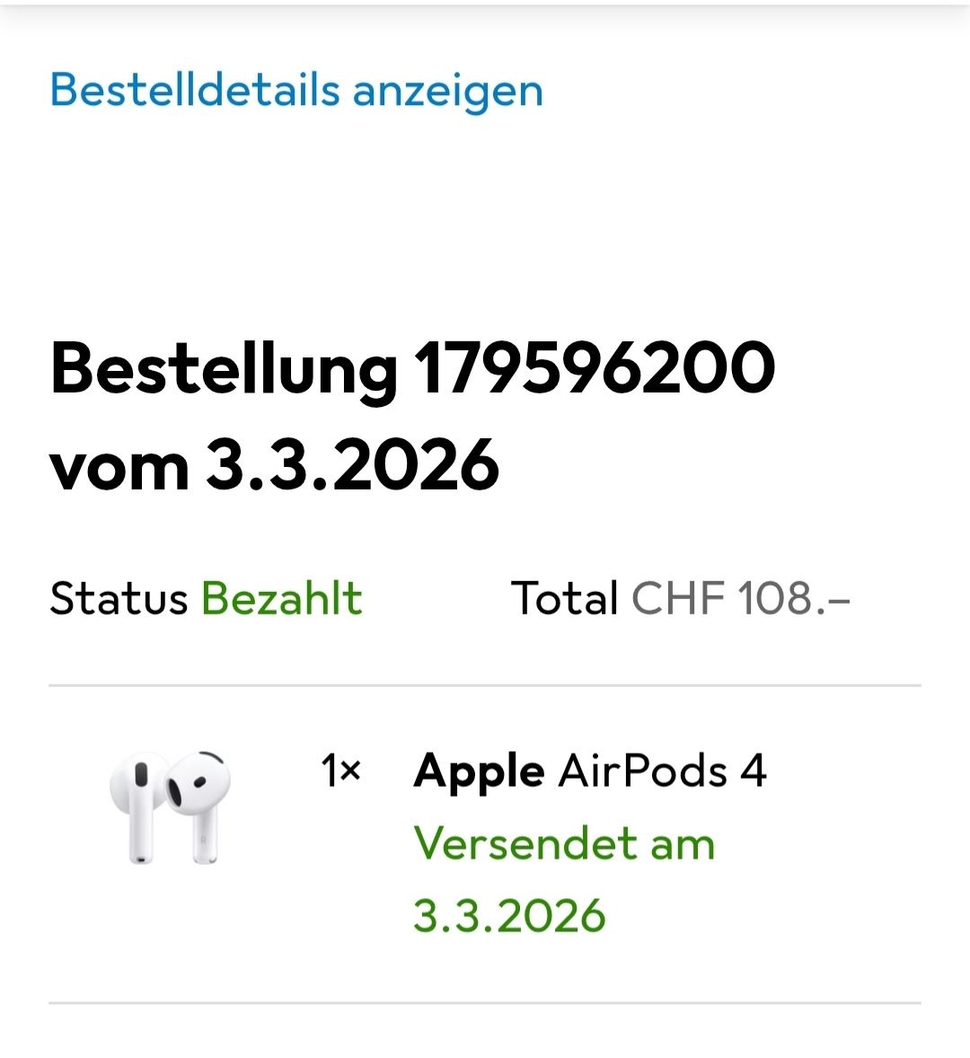 Apple Casques audio: Apple AirPods 4 – D'occasion à Bern par lbbjcn 3
