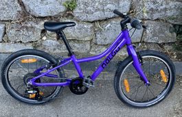 Kinderfahrrad Naloo lila 20 Zoll sehr leichtes Fahrrad