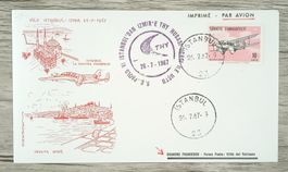 TR13 Enveloppe + Timbre Turquie 1967