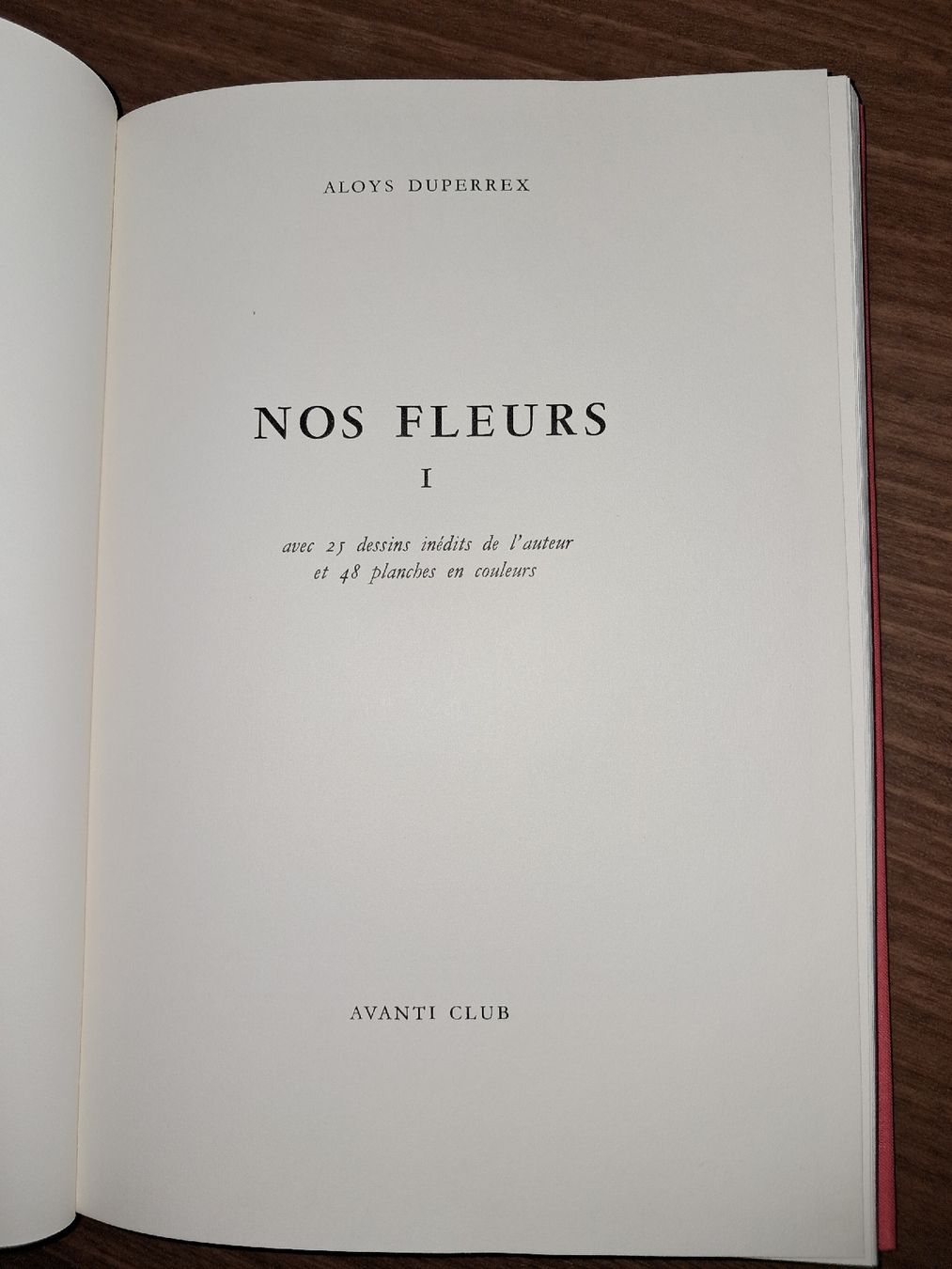 Bücher: Nos Fleurs de Aloys Duperrex – Gebraucht aus Le locle von juliensaran 1