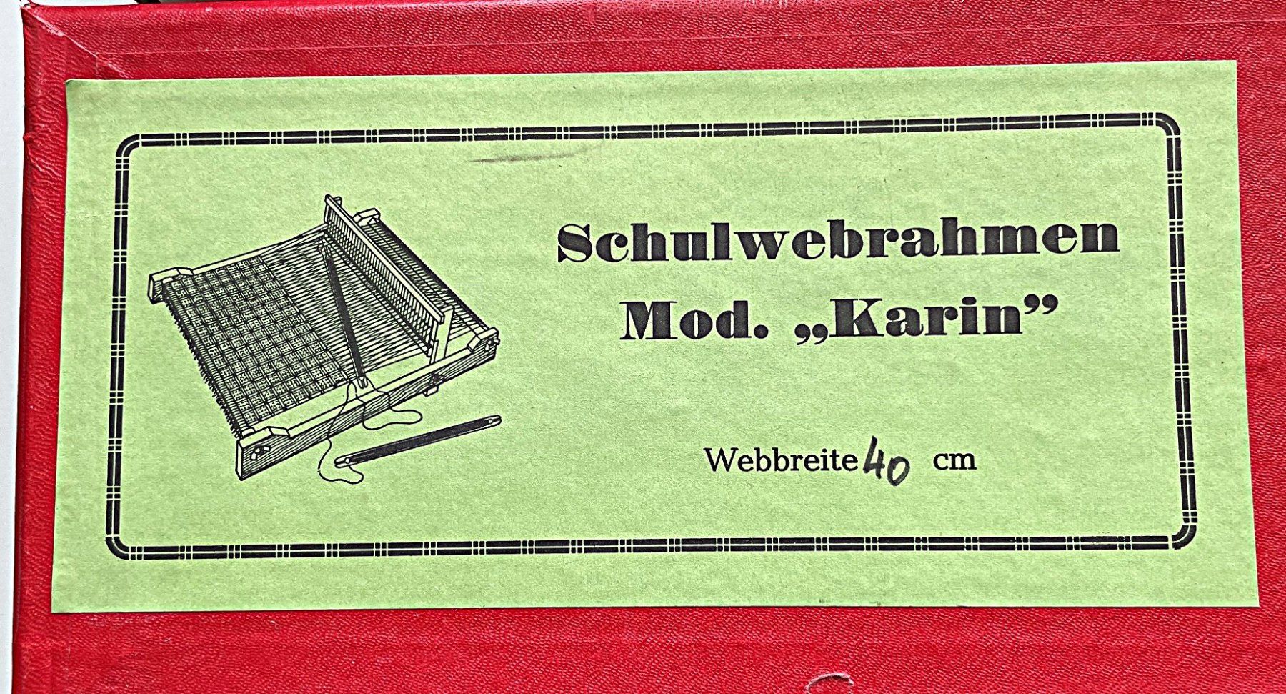 Telai per tessitura: Altes Eitorfer Schulwebrahmen "Karin" 40 cm – Usato da Birmenstorf AG venduto da Jer0 1