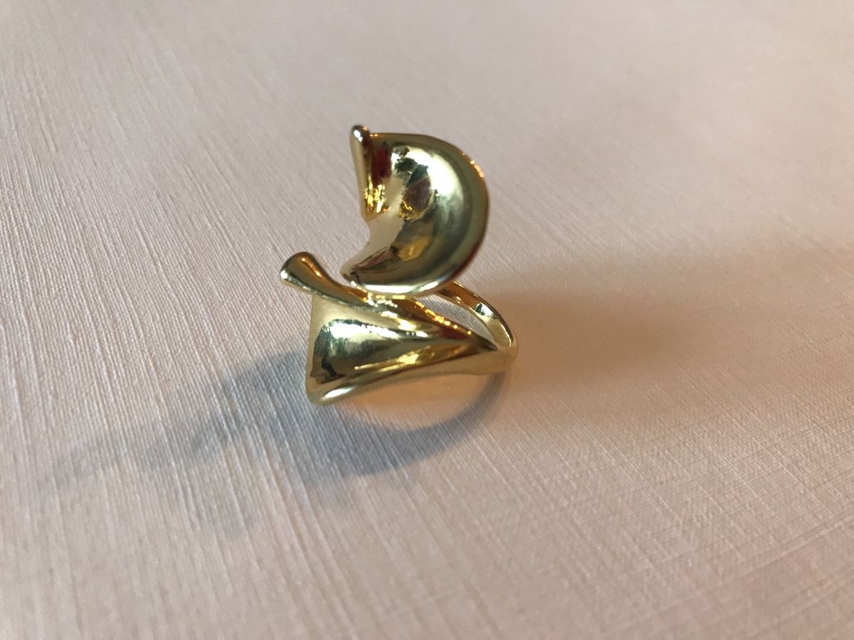Ringe: Bague design plaqué or (QJ) – Neu (gemäss Beschreibung) aus Grimisuat von eliseba88 1