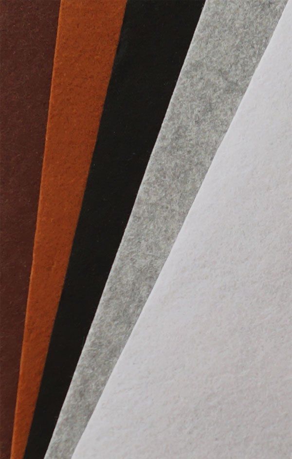 Bastelsets: BASTELFILZ-SET, 5 PLATTEN, Filz felt Diy – Neu (gemäss Beschreibung) aus Langenthal von flowersNbirds
