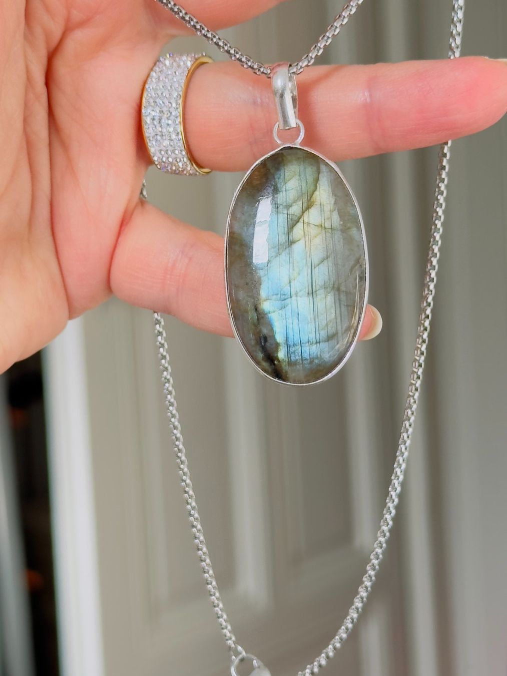 Catenine: Labradorite necklace – Nuovo e nell'imballaggio originale da Genève venduto da AGBERG 5