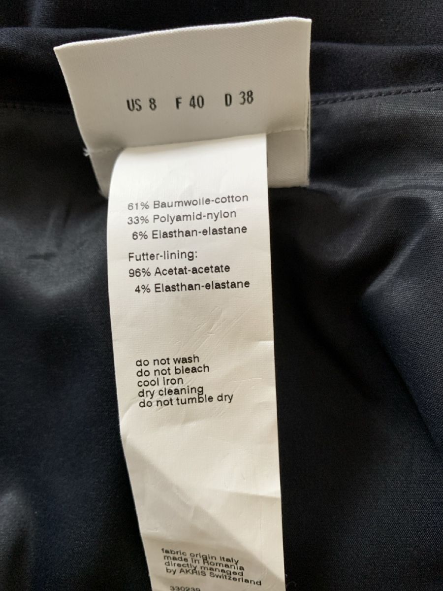 Akris Vestiti: AKRIS: Elegantes blaues Kleid mit drapierter Taille 38 – Nuovo (secondo la descrizione) da Luzern venduto da paulablue 5