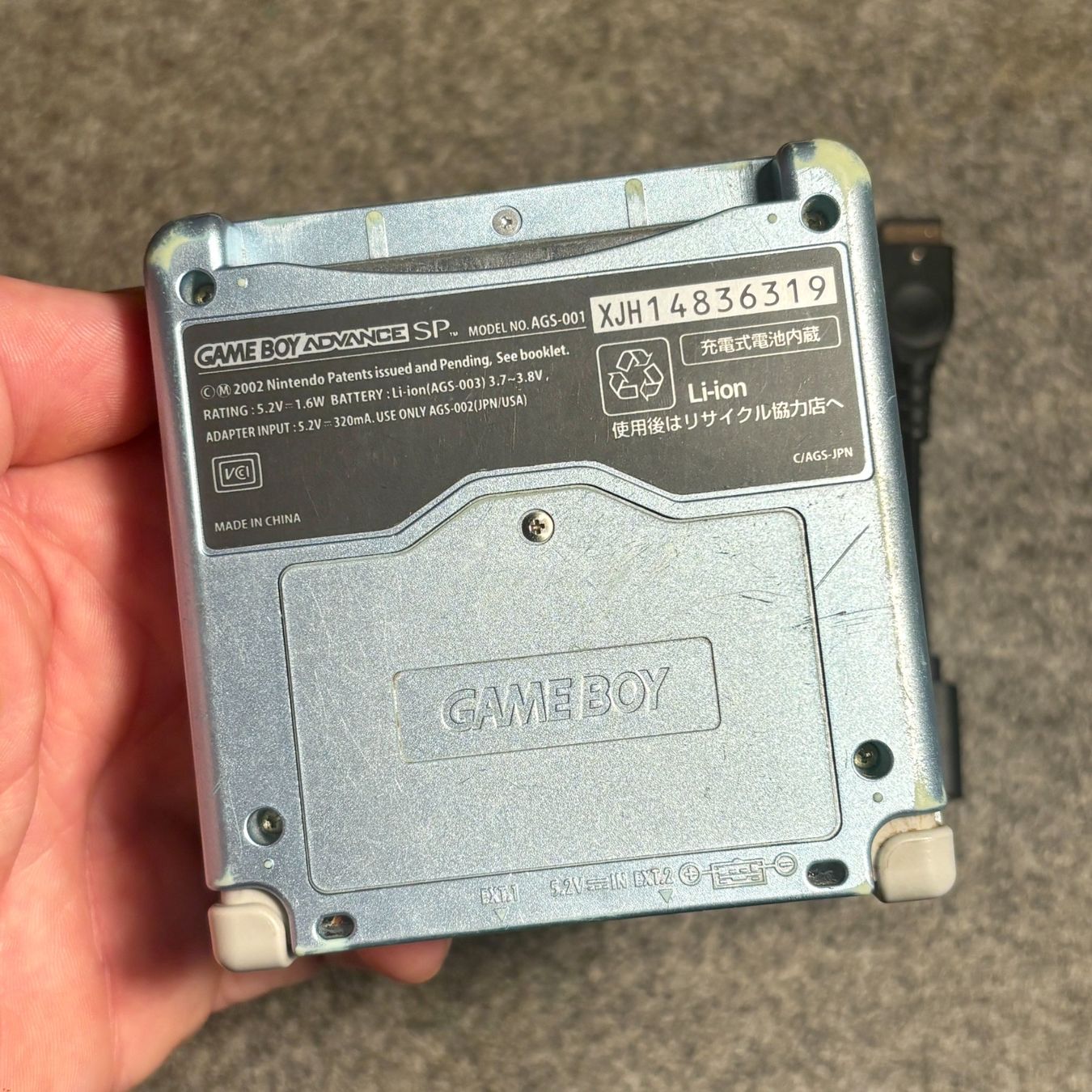 Nintendo Console: Gameboy Advance SP – Original Hell Blau – Usato da Mollis venduto da GamingCorner 2