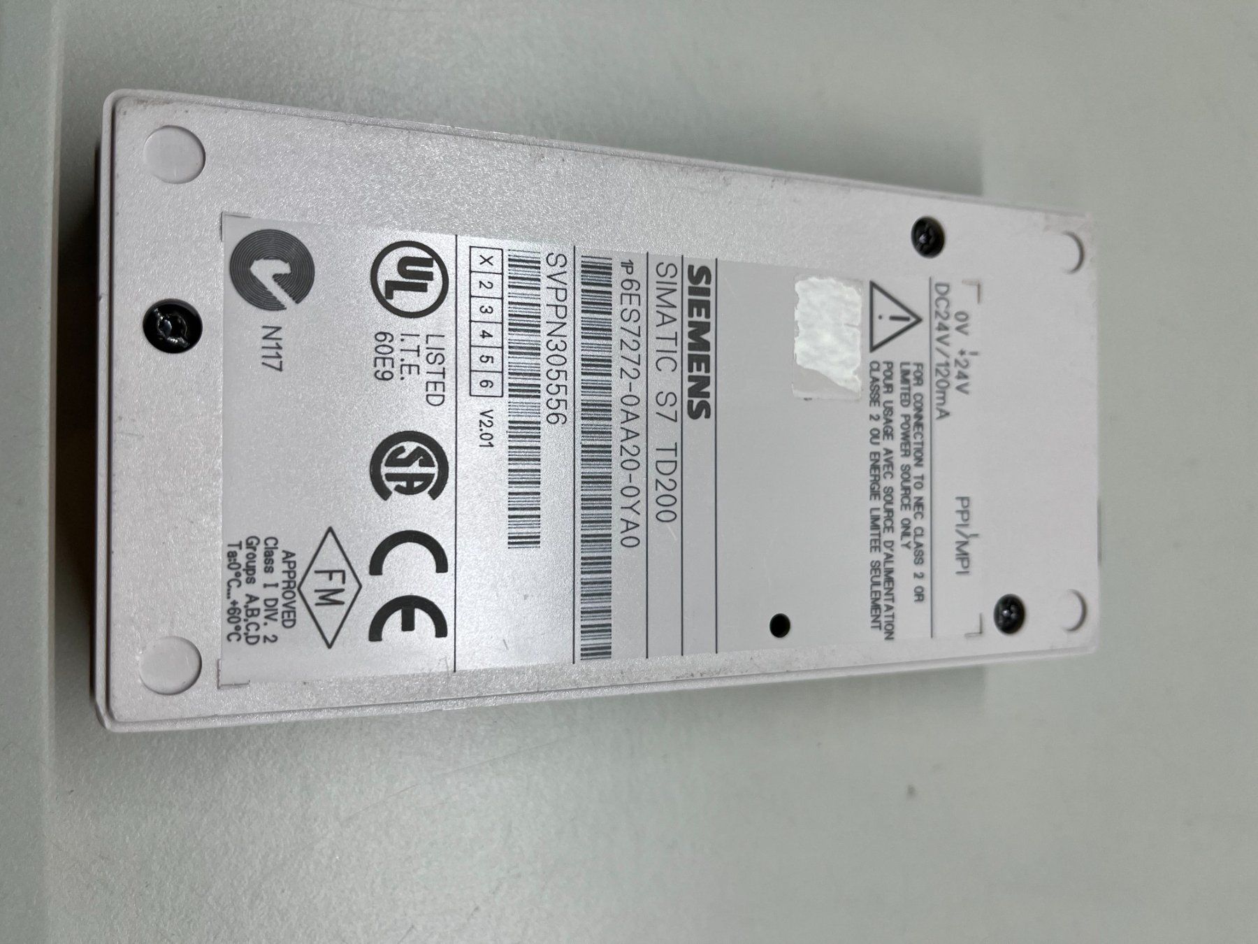 Siemens Componenti elettronici: Simatic S7 TD200 Display – Usato da Jenaz venduto da Speedy350 3
