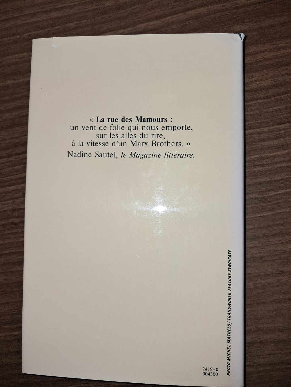 Libri: Rue des mamours Livre de Jacques Lanzmann – Usato da Le locle venduto da juliensaran 3