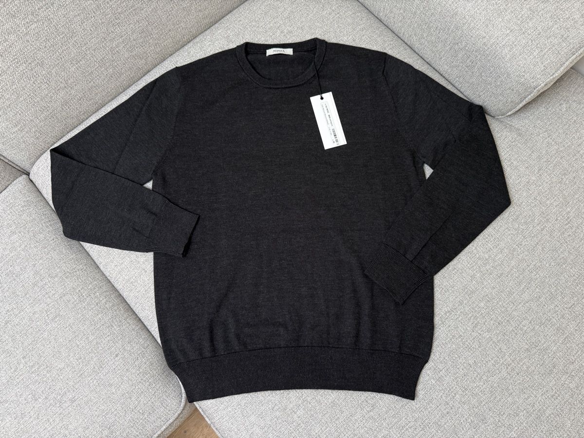Maglioni & Felpe: ALPHA STUDIO Pullover Anthrazit, NEU, Gr. 50 (M), Premium – Nuovo e nell'imballaggio originale da Biel-Benken BL venduto da Aplus0