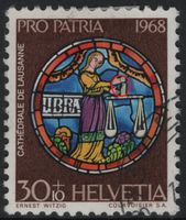 Pro Patria ABART - schwarzer Strich zw. den beiden Händen