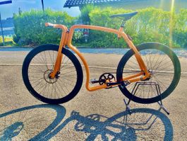 Fixie Fahrrad orange Marke Viks guter Zustand