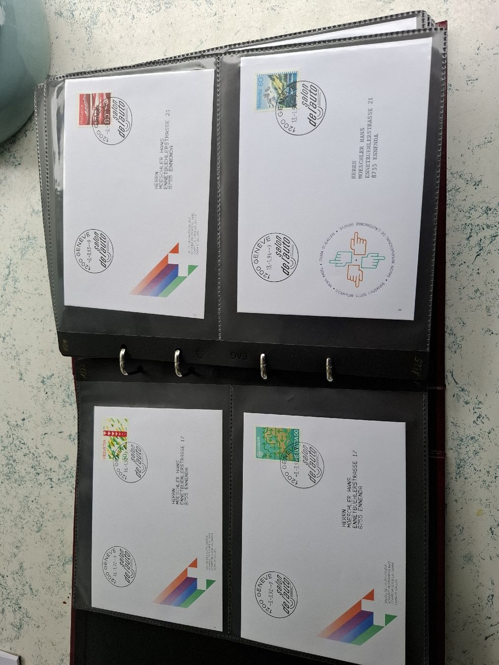 Tutti i francobolli: Briefe Werbe/Sonderstempel Kt.Genf – Usato da Glarus venduto da Strubeli0 3