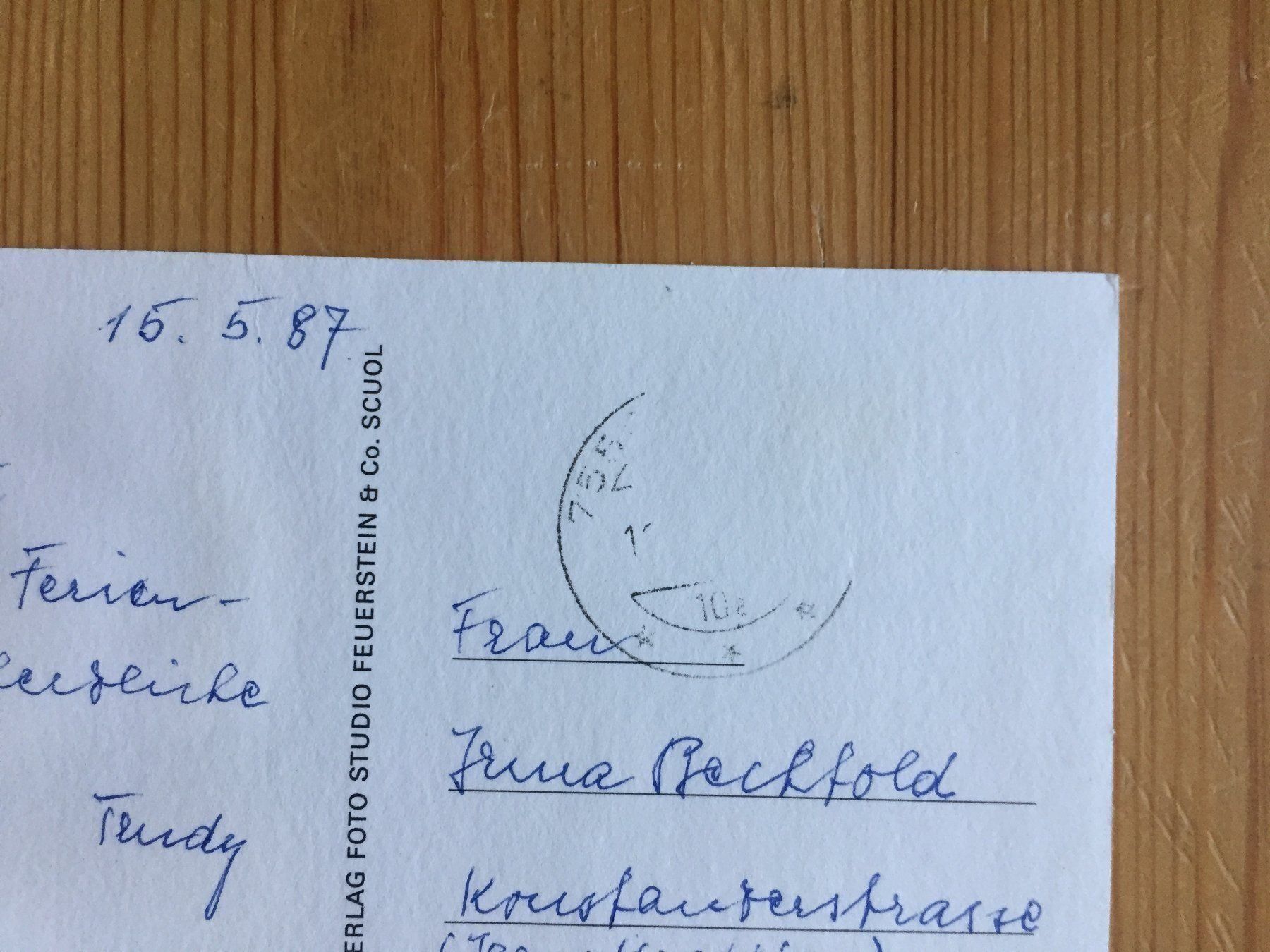 Cartoline postali: Tarasp-Vulpera - AK 1987 – Usato da Oberuzwil venduto da Henri09 1