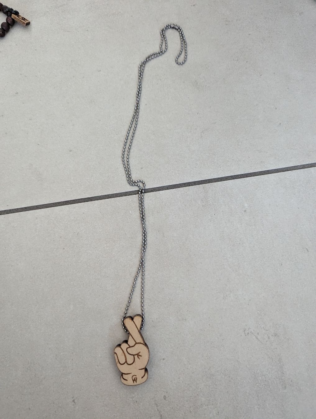 Catenine: Wood necklace – Usato da Lamone venduto da M_vvh9
