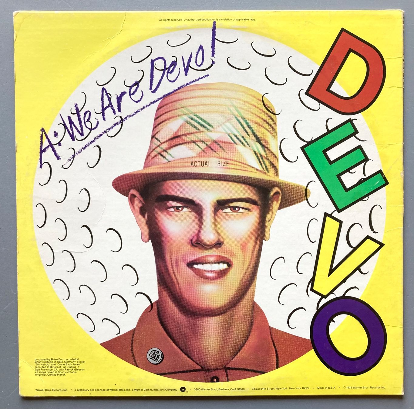 Schallplatten: DEVO - Q: ARE WE NOT MEN? A: WE ARE DEVO! – Gebraucht aus Poliez-Pittet von Newtown-Records 1