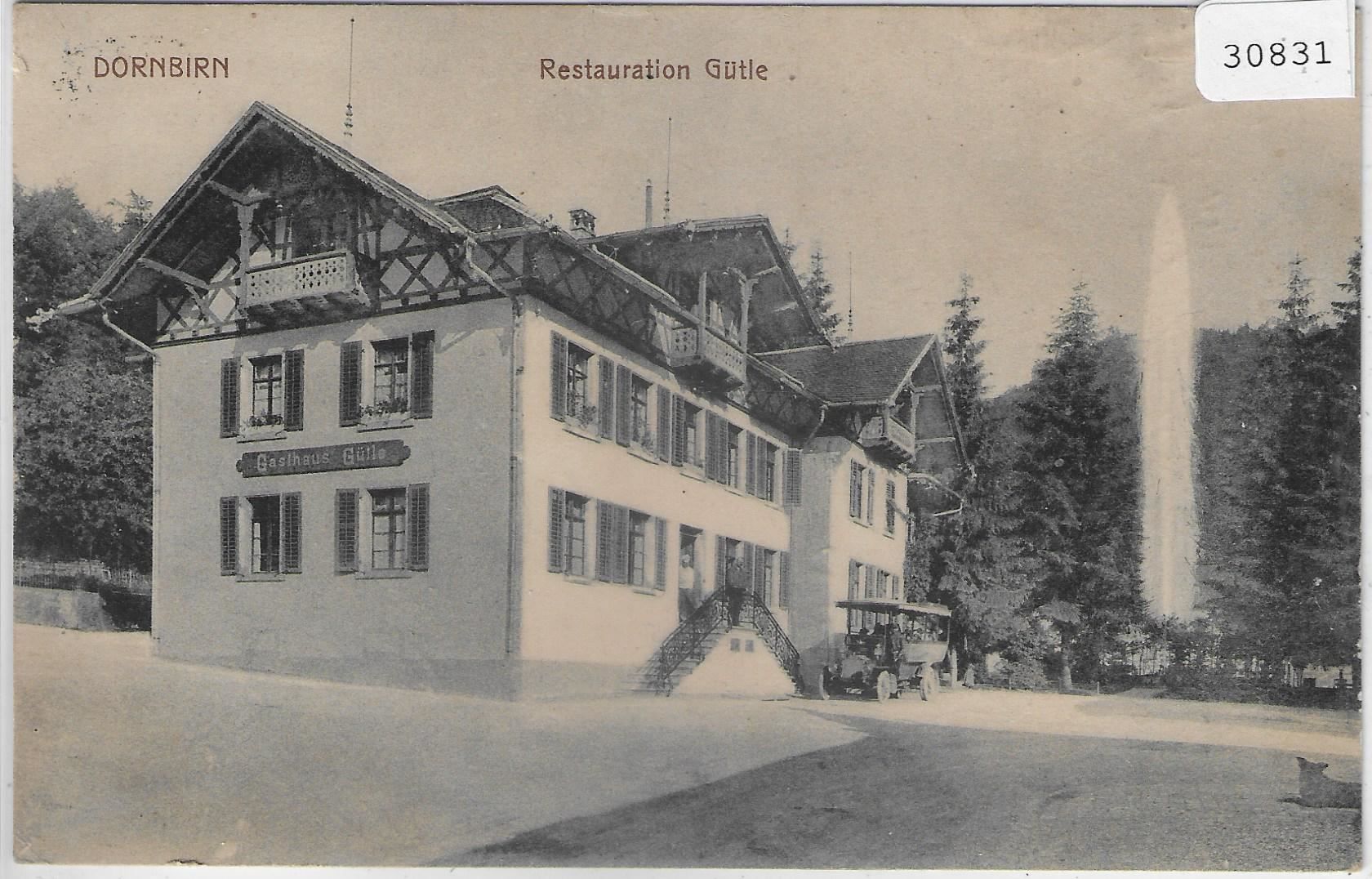 Ansichtskarten: Dornbirn - Restauration Gütle – Gebraucht aus Ettingen von Kartenplanet