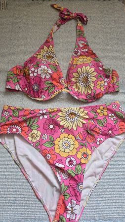 Sommer Bikini Set Gr. 1XL XL 42 44 NEU Pink