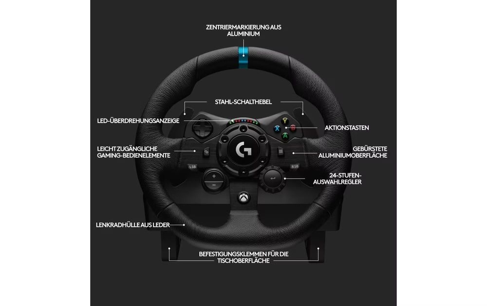 Giochi: Logitech G G923 Trueforce für PC und Xbox – Nuovo (secondo la descrizione) da Tagelswangen venduto da minniemouse67 4