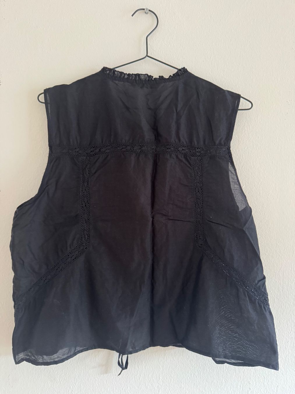Zara Camicette: Transparent Spitze Bluse, Zara, Gr. M – Usato da Zürich venduto da Joa_27d6 2