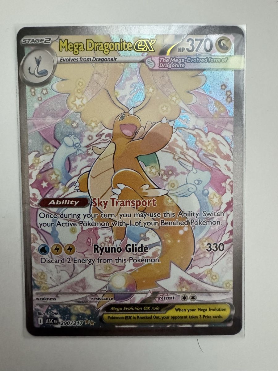 Pokémon Carte collezionabili: Mega Dragonite Ex #290 Ascended Heroes – Nuovo (secondo la descrizione) da Rümlang venduto da jus_r7r6 2