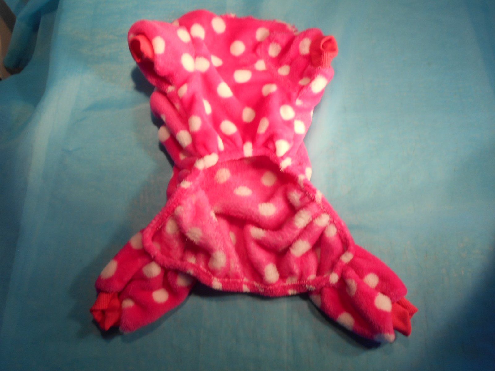 Abbigliamento: Hundemantel, Plüsch, pink, RL: 40cm – Usato da Bellach venduto da JingleCherry 1