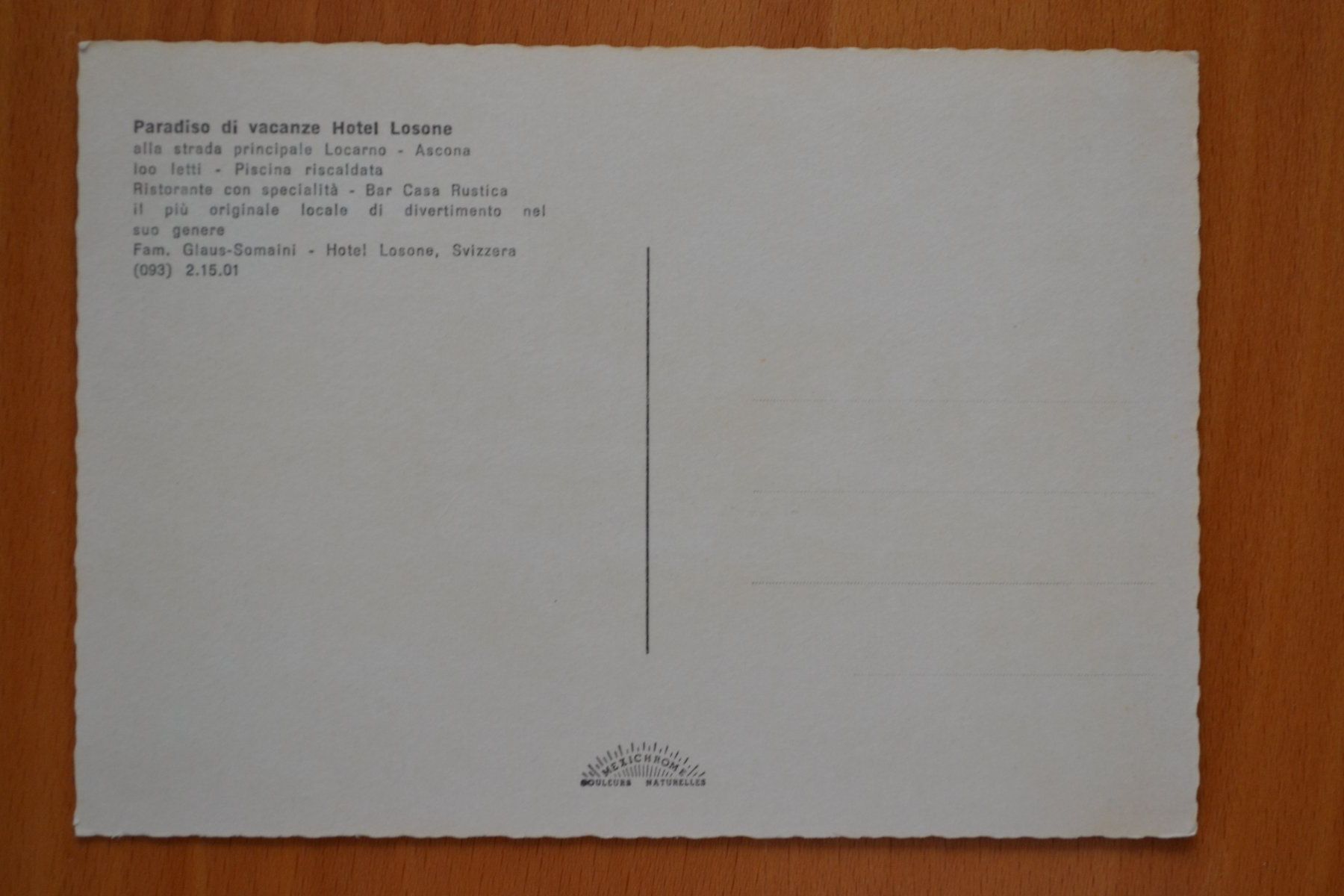 Cartoline postali: AK Paradiso Hotel Losone – Usato da Beinwil am See venduto da kajak55 1