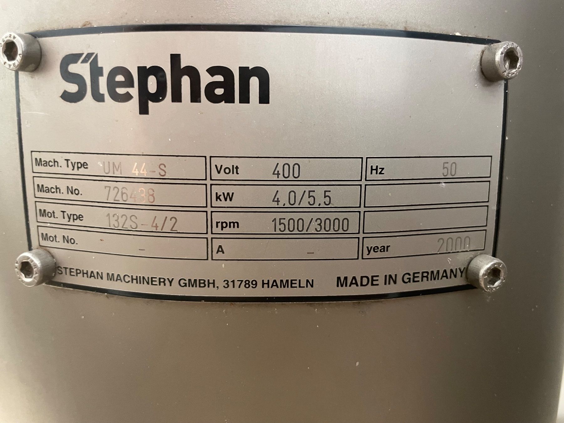 Elettrodomestici da cucina: Stephan Universalmaschine UM44 Mixer Blitz Gastro – Usato da Wermatswil venduto da wuhrgais 2