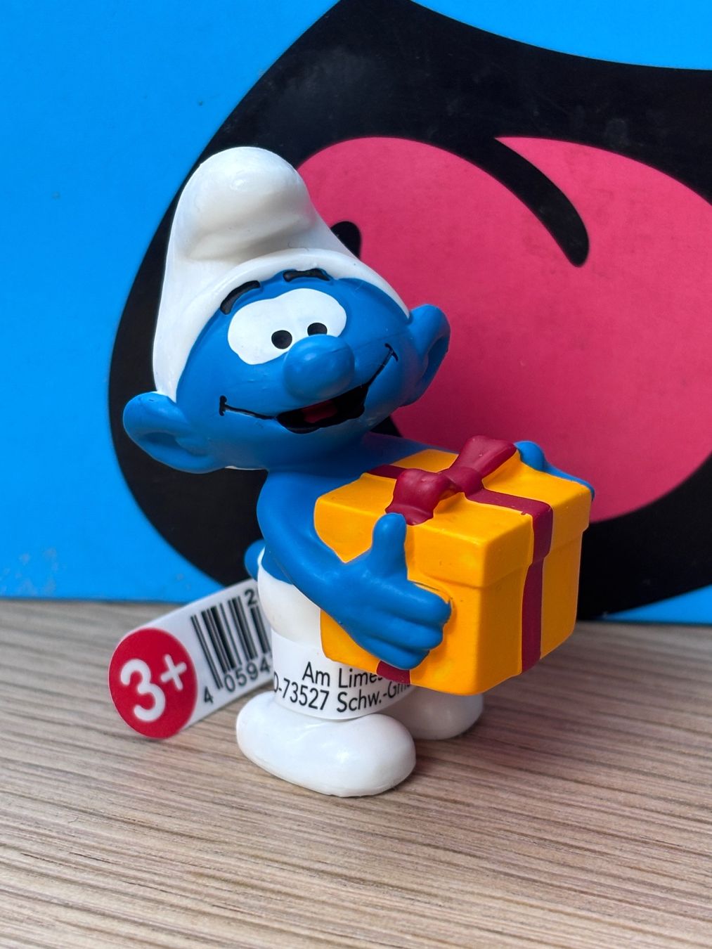 Schleich Statuette: Jokey-Schlumpf mit Geschenk – Nuovo (secondo la descrizione) da Lyss venduto da Duckszone