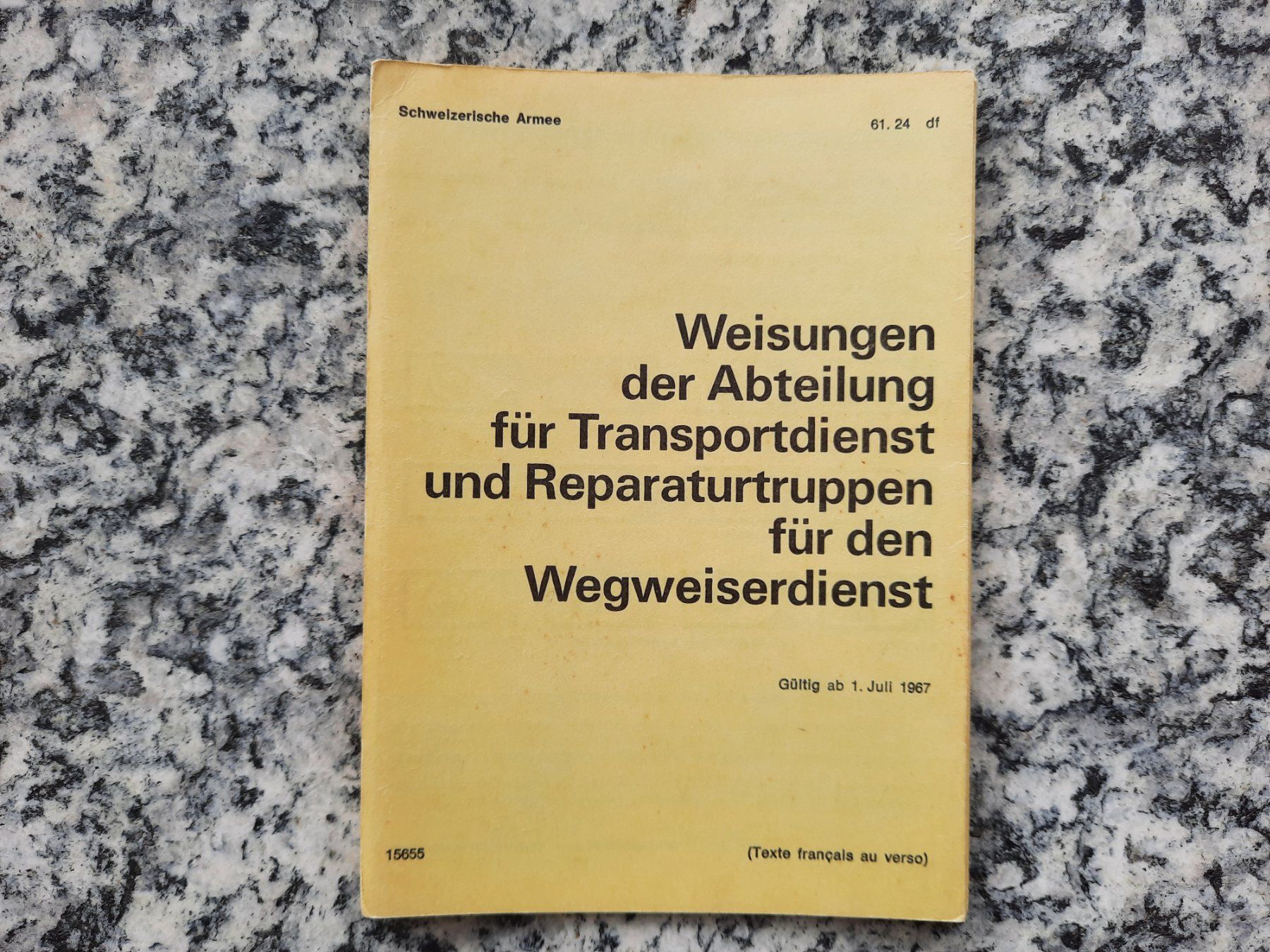 Bücher: Weisungen für den Wegweiserdienst – Gebraucht aus Ruswil von Sammlergeist