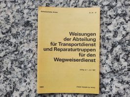 Weisungen für den Wegweiserdienst