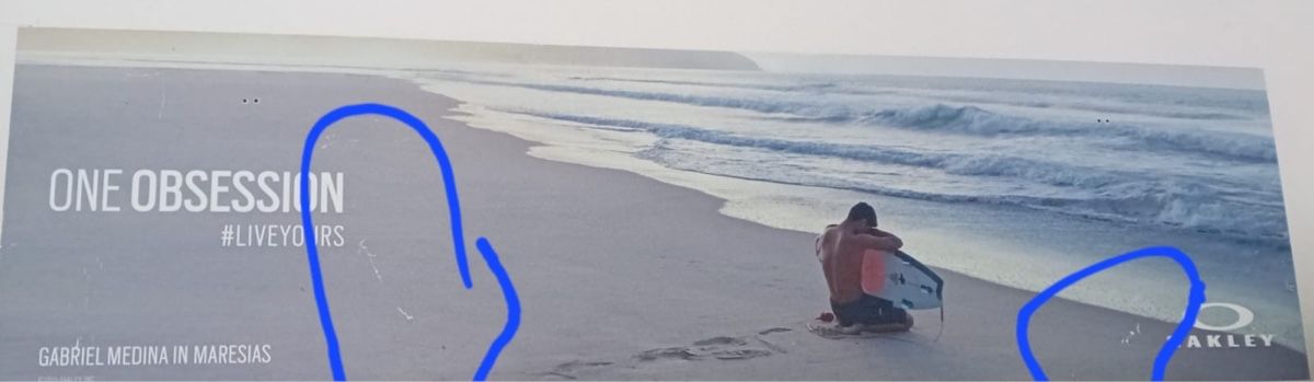 Foto & Immagini: Oakley Gabriel Medina "One Obsession" Laden Werbung Poster – Usato da Zürich venduto da dar_99cv 1