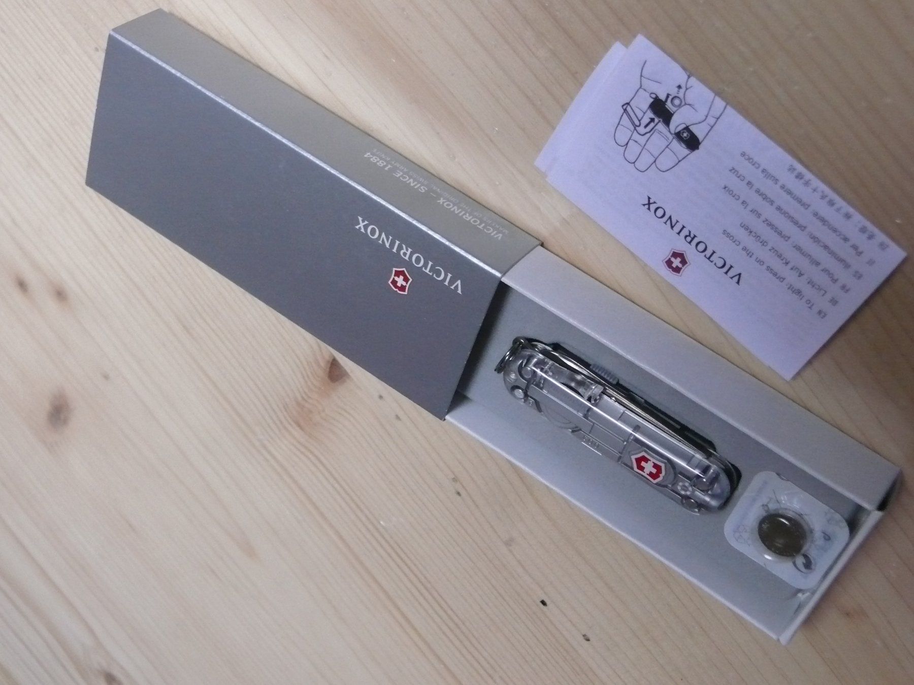 Coltelli tascabile: Victorinox Sign.Lite silverTech – Nuovo e nell'imballaggio originale da Seon venduto da Hl5703 1