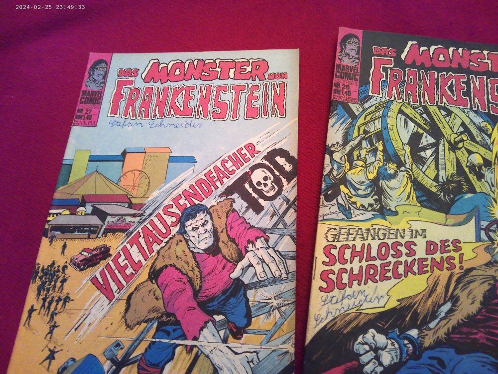 Fumetti: Das Monster von Frankenstein, Comic, Hefte Nr. 26,27,28 – Usato da Volketswil venduto da nemo2000 2